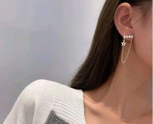 Glamorous Design Chain Earrings 