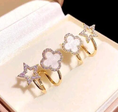Beautiful Gold Star Earring