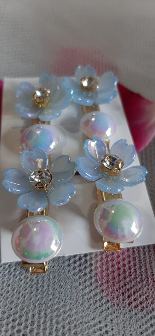 Pair of Flowers Styled Hair Pin 🌸 - Image 2