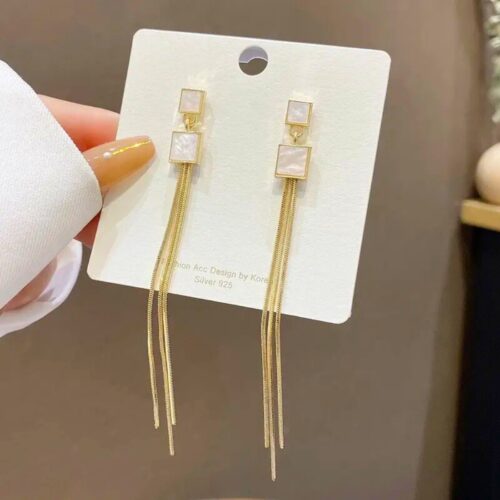 Retro Square Earrings