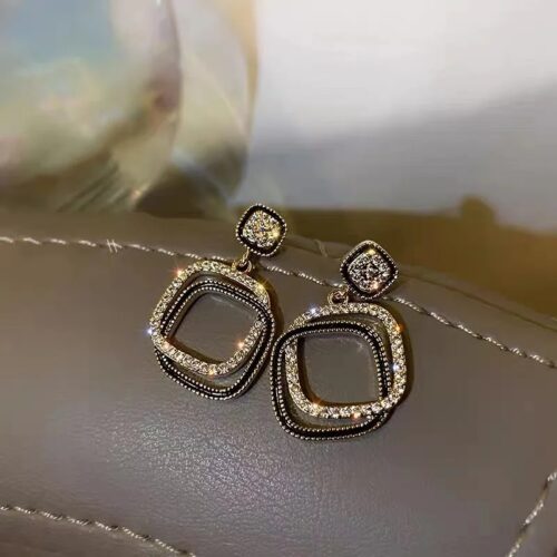Layered Geometric Earrings