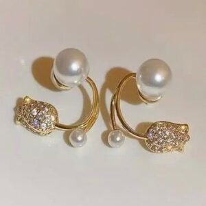 Sparkling Tulip Studs