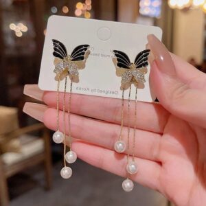 Butterfly Tassel Earrings