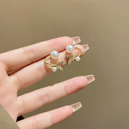 Trendy Butterfly Studs - Image 4